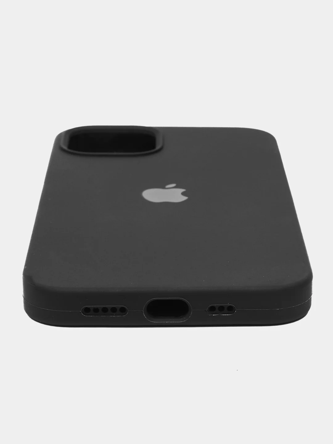 Черный чехол для iPhone (Айфон) 11, 12, 13, 14, XR, 7, 8, 7/8 Plus, SE, XS, X, XR, Pro Max