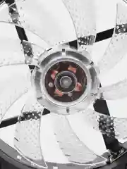 Белый корпусной вентилятор для компьютера, с подсветкой RGB, 120 мм