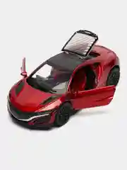 Красный металлическая коллекционная машинка Acura NSX
