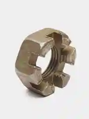Гайка оси колеса коляски Иж (корончатая, М16 х 1.5 мм.)