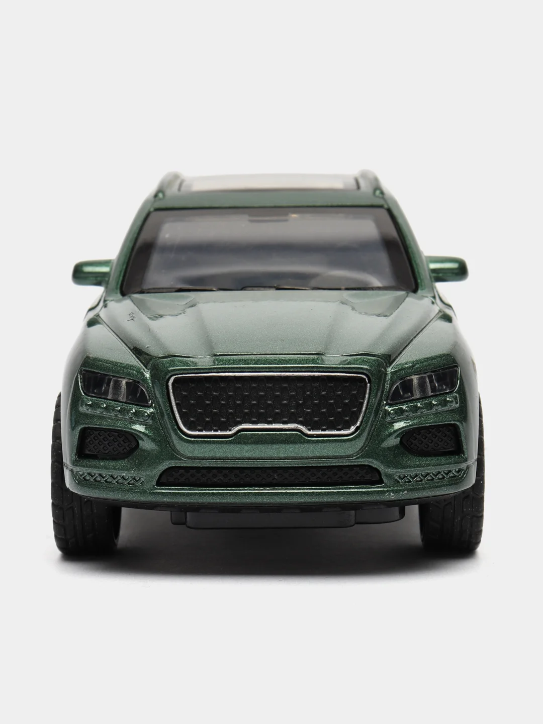 Зеленый металлическая коллекционная машинка Bentley Bentayga