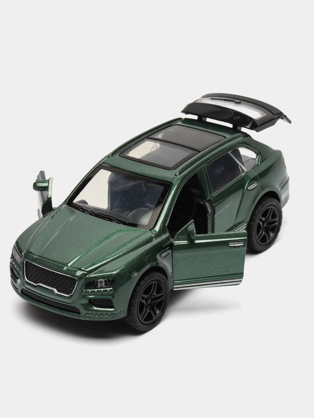 Зеленый металлическая коллекционная машинка Bentley Bentayga