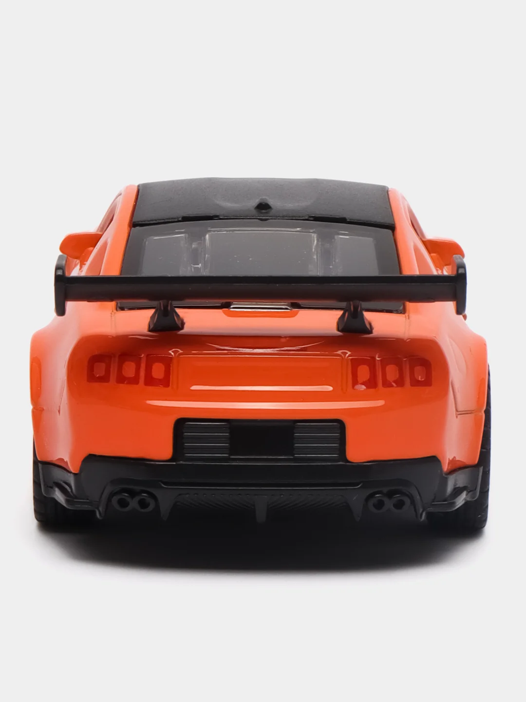 Оранжевый металлическая коллекционная машинка Ford Mustang
