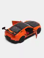 Оранжевый металлическая коллекционная машинка Ford Mustang