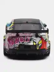 Оранжевый металлическая коллекционная машинка Ford Mustang