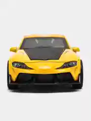 Желтый металлическая коллекционная машинка Toyota Supra