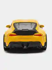 Желтый металлическая коллекционная машинка Toyota Supra
