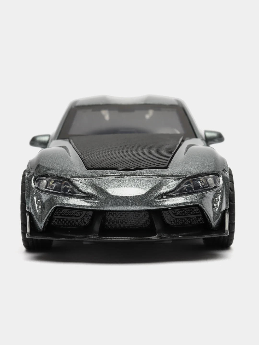 Серый металлическая коллекционная машинка Toyota Supra