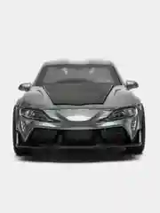 Серый металлическая коллекционная машинка Toyota Supra