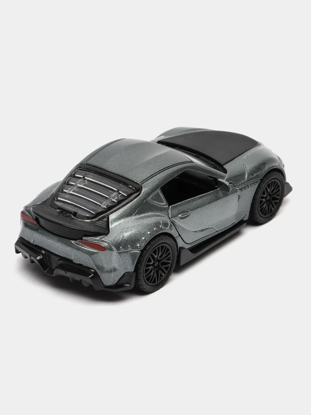 Серый металлическая коллекционная машинка Toyota Supra
