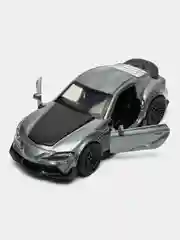 Серый металлическая коллекционная машинка Toyota Supra