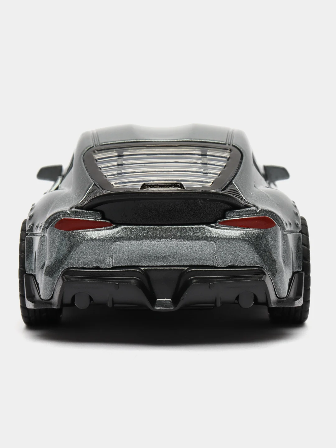 Серый металлическая коллекционная машинка Toyota Supra