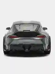 Серый металлическая коллекционная машинка Toyota Supra