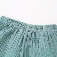 Бирюзовый шорты из муслина