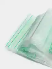 Зеленый пакеты для фасовки, с защелкой "Зип-лок"