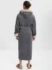 Халат мужской, с капюшоном, хлопковый
