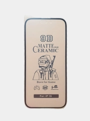 Гибкое керамическое защитное стекло CERAMICS матовое для Apple Iphone 15