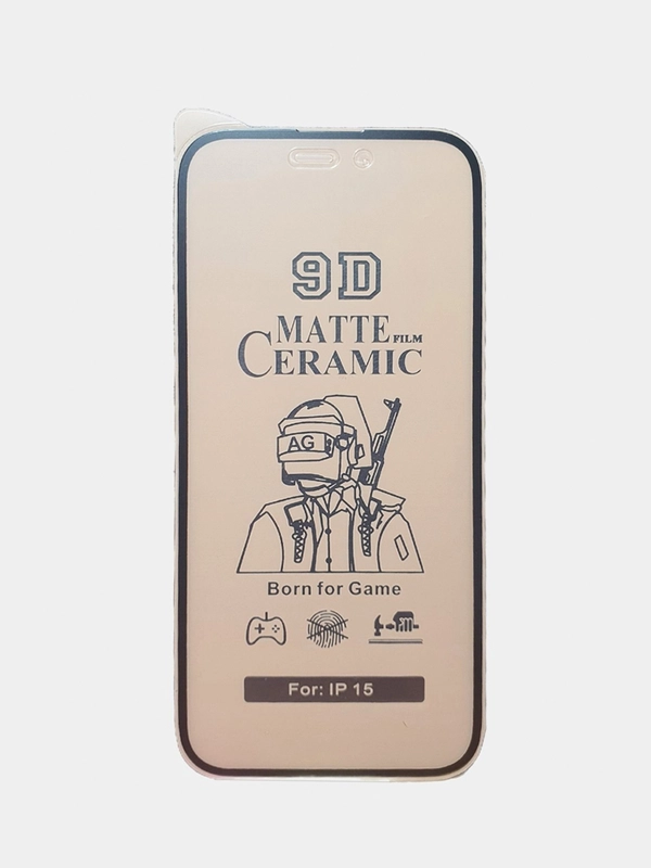 Гибкое керамическое защитное стекло CERAMICS матовое для Apple Iphone 15