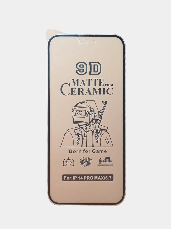 Гибкое керамическое защитное стекло CERAMICS матовое для Apple Iphone 14 pro max