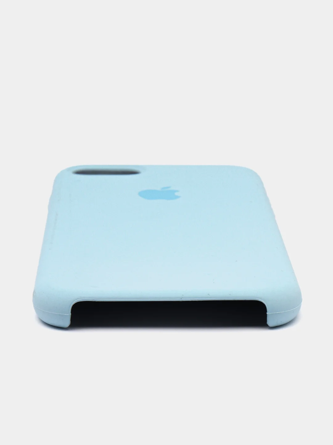 Голубой чехол для iPhone (Айфон) 11, 12, 13, 14, XR, 7, 8, 7/8 Plus, SE, XS, X, XR, Pro Max