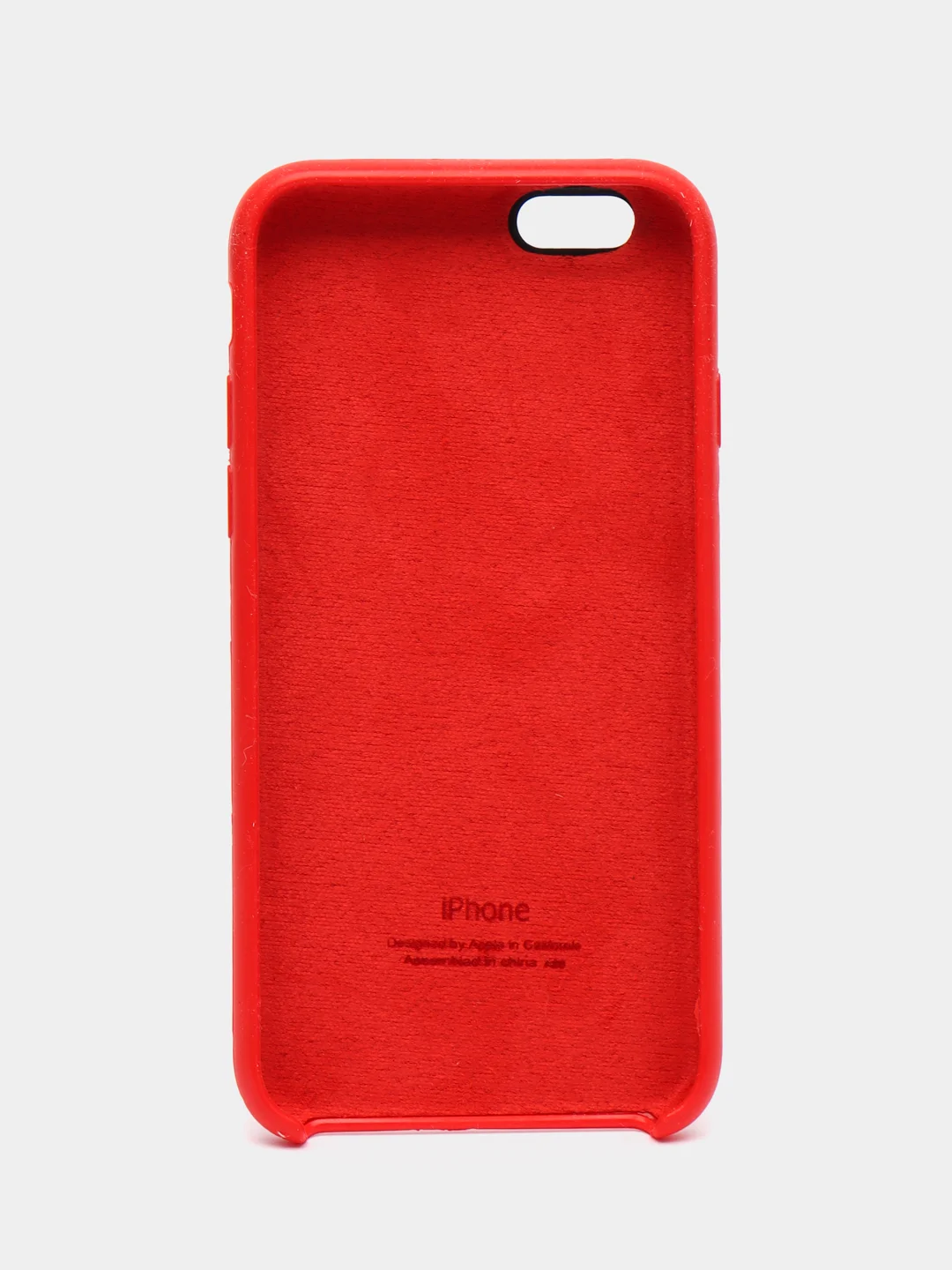 Красный чехол для iPhone (Айфон) 11, 12, 13, 14, XR, 7, 8, 7/8 Plus, SE, XS, X, XR, Pro Max