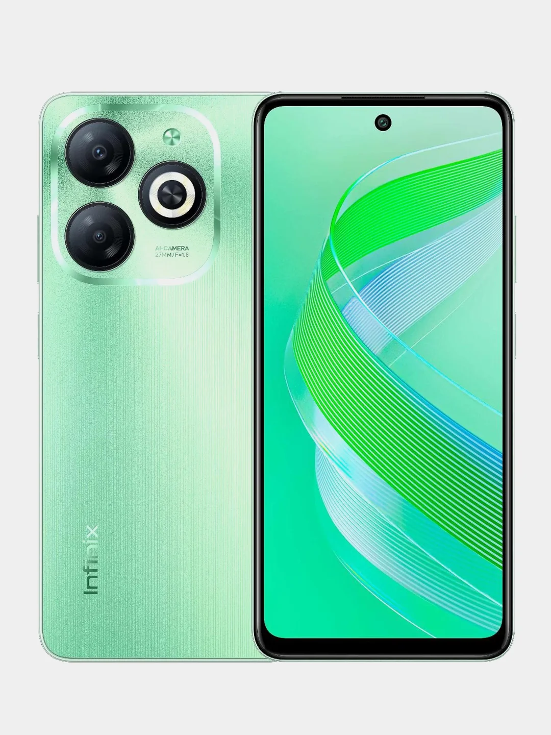 Зеленый смартфон Infinix SMART 8 3/64 ГБ