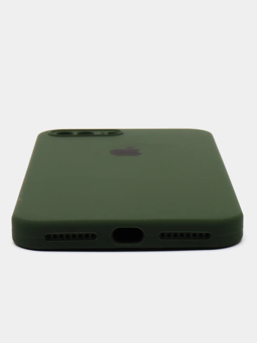 Тёмно-зелёный чехол для iPhone (Айфон) 11, 12, 13, 14, XR, 7, 8, 7/8 Plus, SE, XS, X, XR, Pro Max