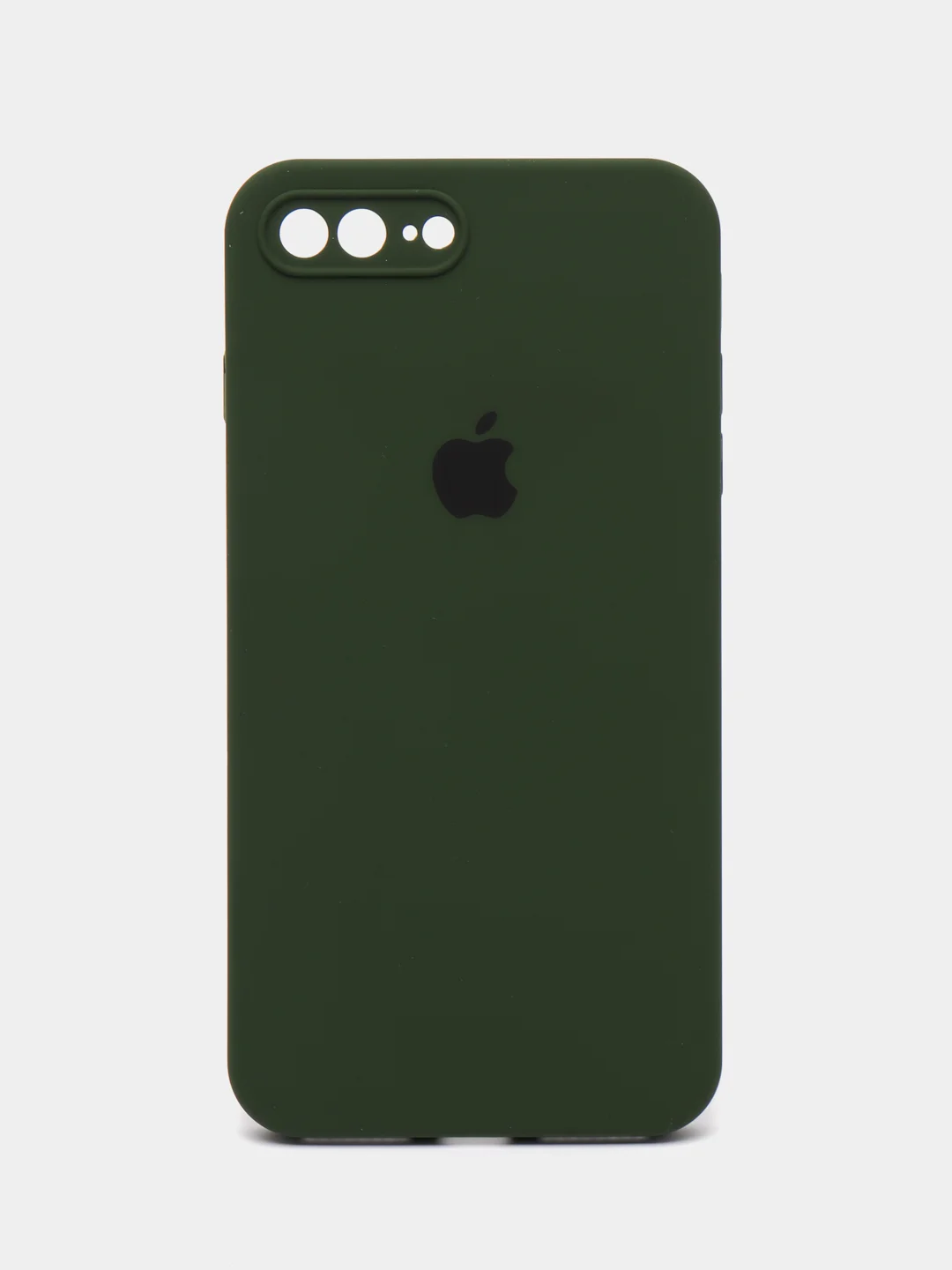 Тёмно-зелёный чехол для iPhone (Айфон) 11, 12, 13, 14, XR, 7, 8, 7/8 Plus, SE, XS, X, XR, Pro Max