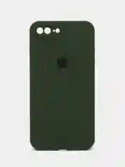 Тёмно-зелёный чехол для iPhone (Айфон) 11, 12, 13, 14, XR, 7, 8, 7/8 Plus, SE, XS, X, XR, Pro Max