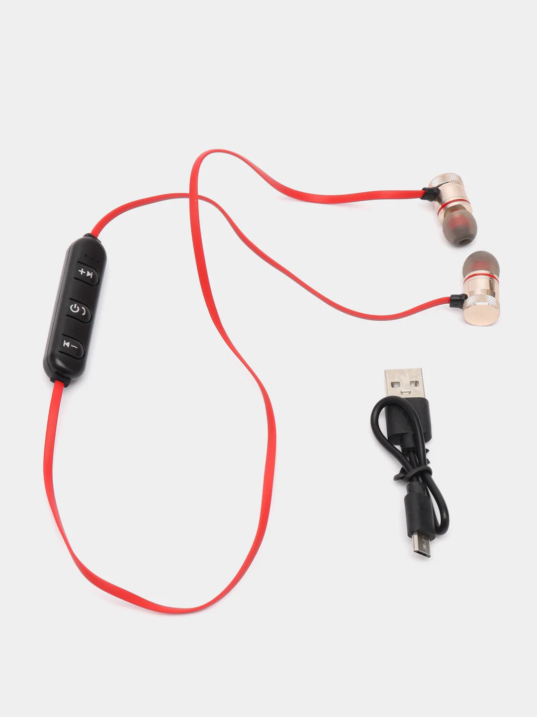 Красный беспроводные Bluetooth Наушники Sports Sound Stereo