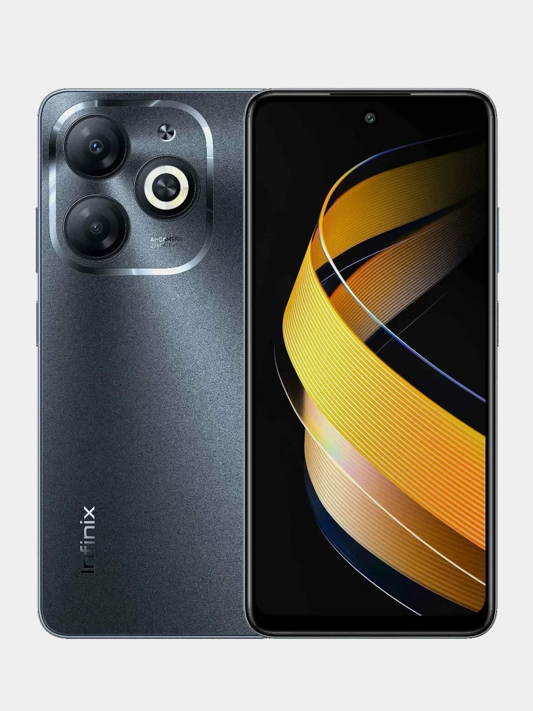 Черный смартфон Infinix SMART 8 3/64 ГБ