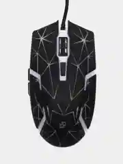 Черный мышь игровая компьютерная Oklick 701G, с подсветкой