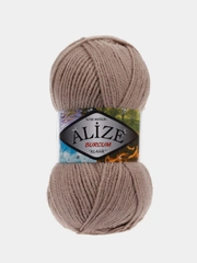 Пряжа Alize Burcum Klasik, 100гр, 210м, 100% акрил, 167 Кофе с Молоком, 5 штук