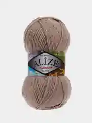 Пряжа Alize Burcum Klasik, 100гр, 210м, 100% акрил, 167 Кофе с Молоком, 5 штук