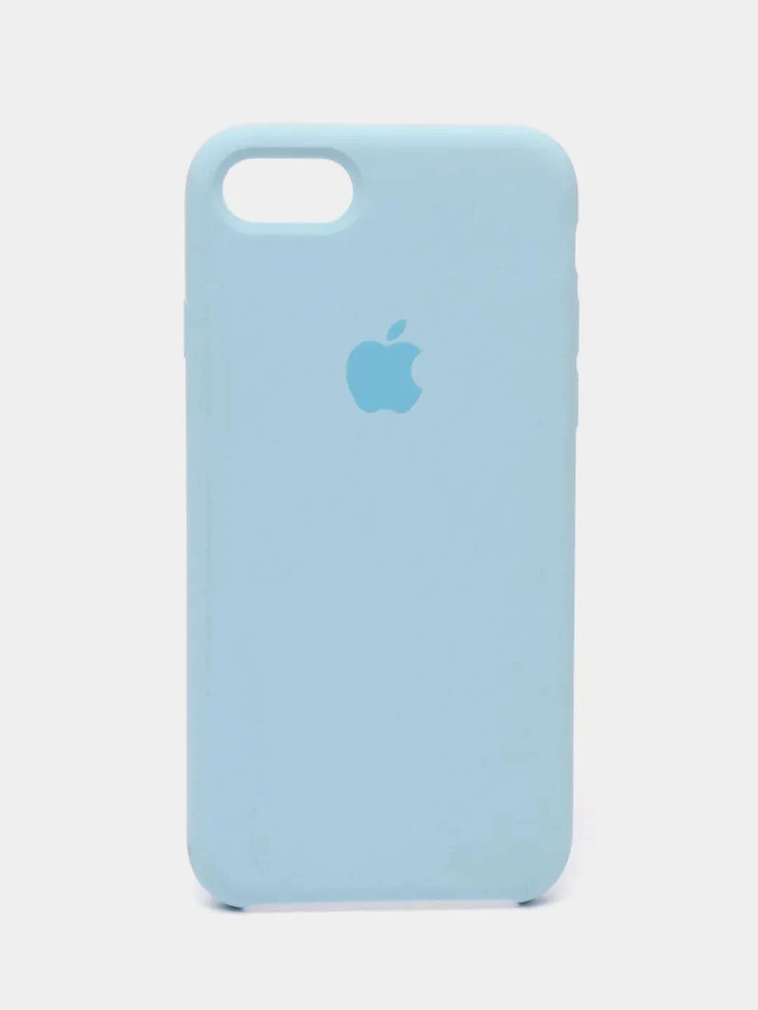 Голубой чехол для iPhone (Айфон) 11, 12, 13, 14, XR, 7, 8, 7/8 Plus, SE, XS, X, XR, Pro Max