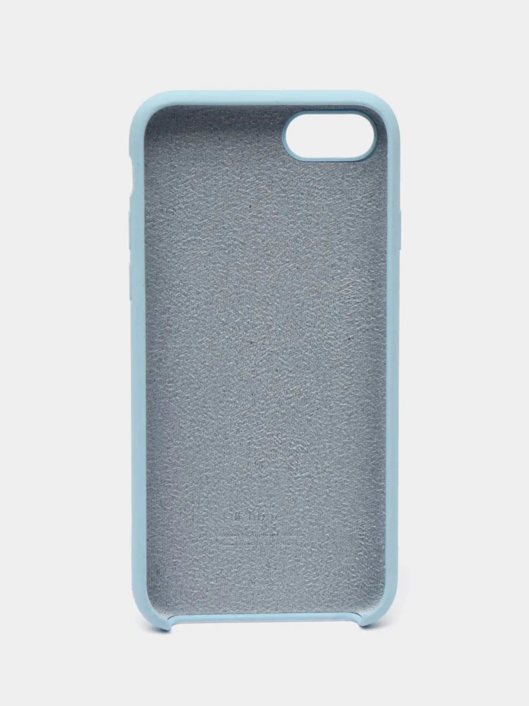 Голубой чехол для iPhone (Айфон) 11, 12, 13, 14, XR, 7, 8, 7/8 Plus, SE, XS, X, XR, Pro Max