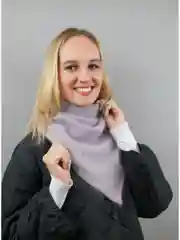 Лавандовый платок косынка, женская, ангора