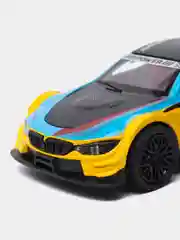 Голубой металлическая коллекционная машинка BMW M3 Cupe