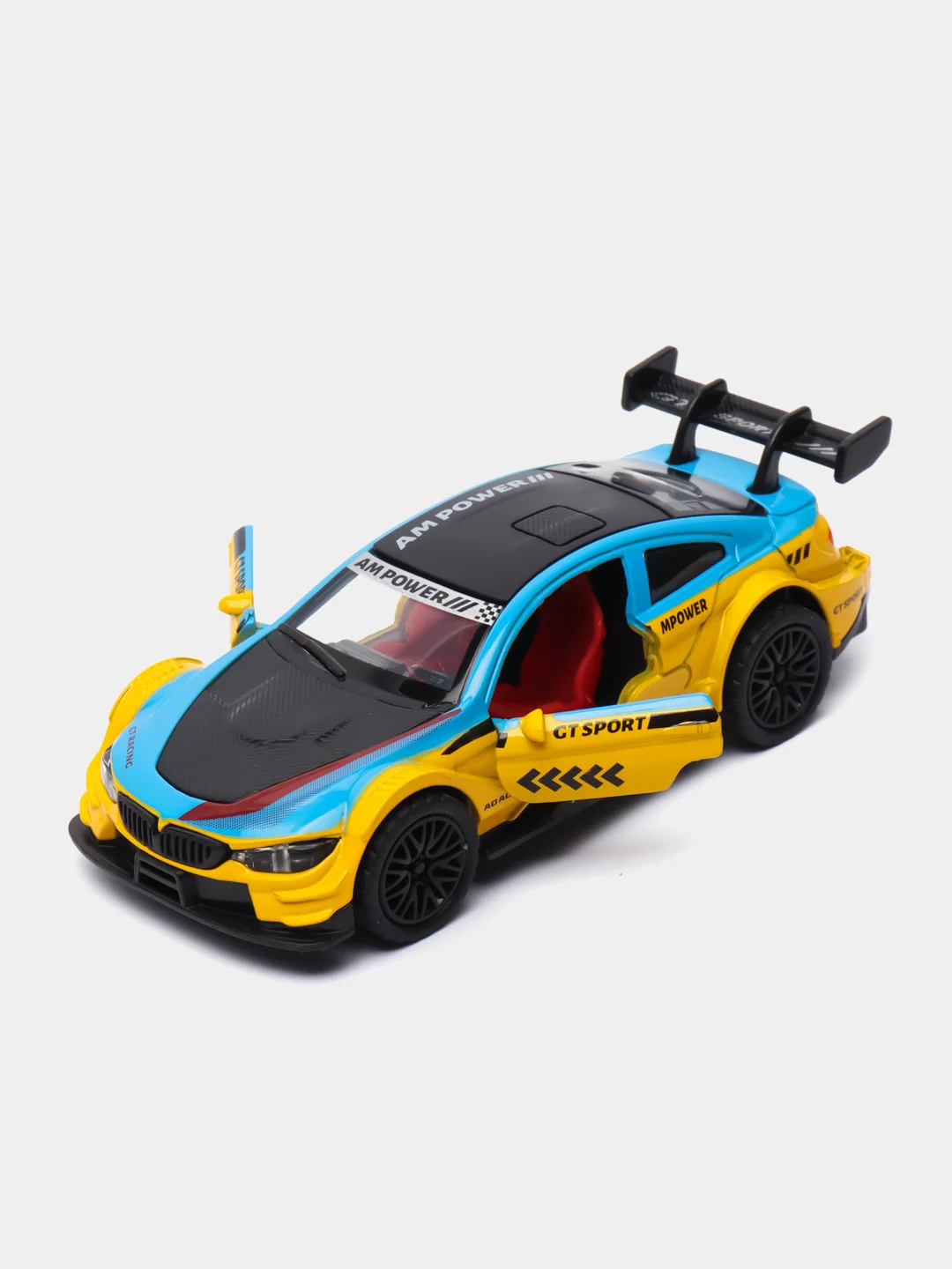 Голубой металлическая коллекционная машинка BMW M3 Cupe
