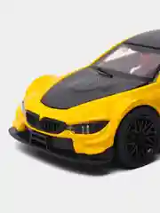 Желтый металлическая коллекционная машинка BMW M3 Cupe