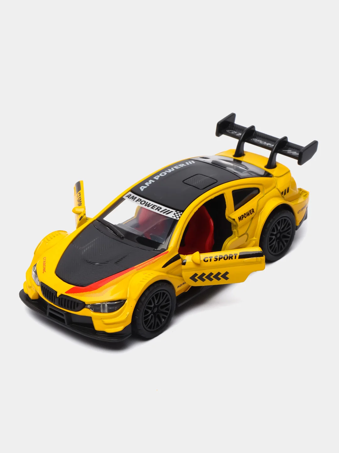 Лимонный металлическая коллекционная машинка BMW M3 Cupe