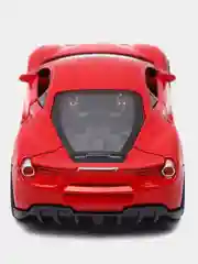 Желтый металлическая коллекционная машинка Ferrari 488 GTB