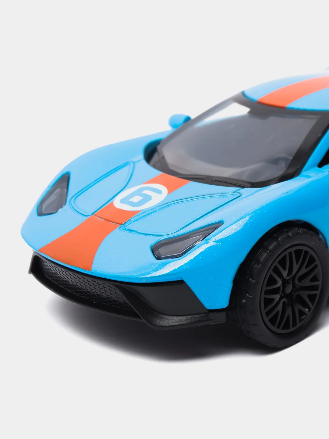 Голубой металлическая коллекционная машинка Ford GT