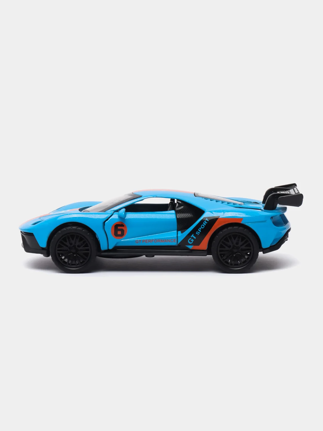 Голубой металлическая коллекционная машинка Ford GT