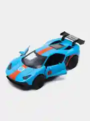 Голубой металлическая коллекционная машинка Ford GT