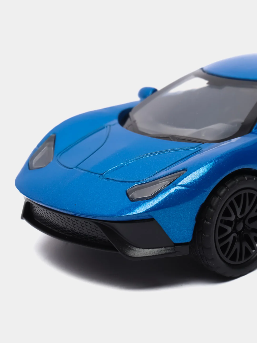 Синий металлическая коллекционная машинка Ford GT