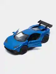 Синий металлическая коллекционная машинка Ford GT