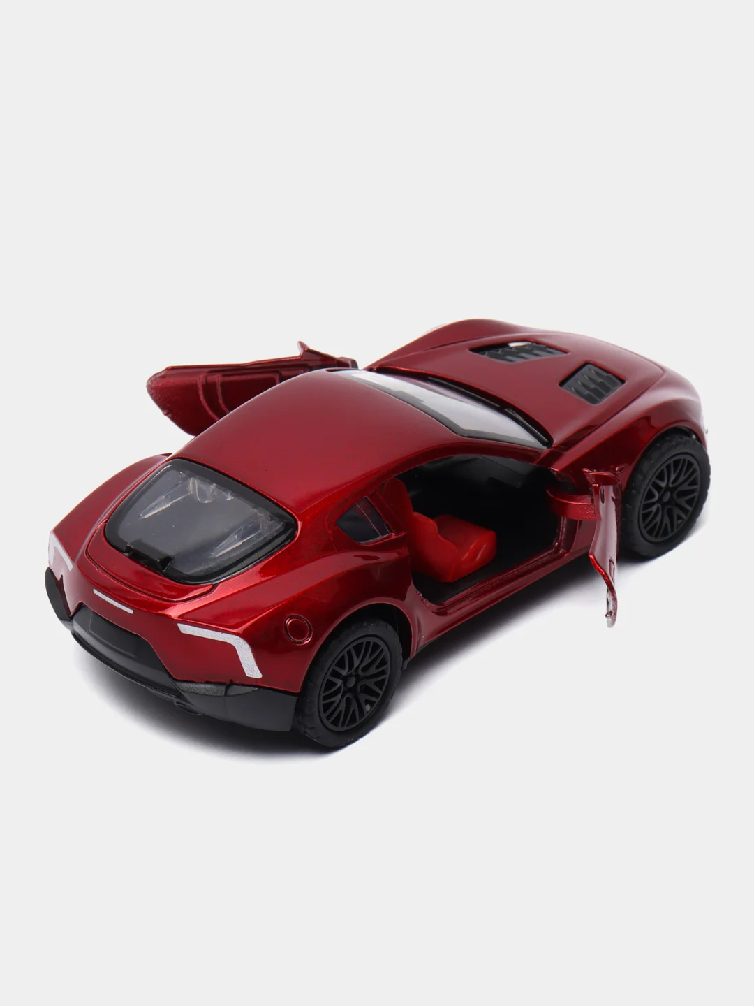 Красный металлическая коллекционная машинка Maserati