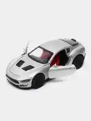 Серебряный металлическая коллекционная машинка Maserati