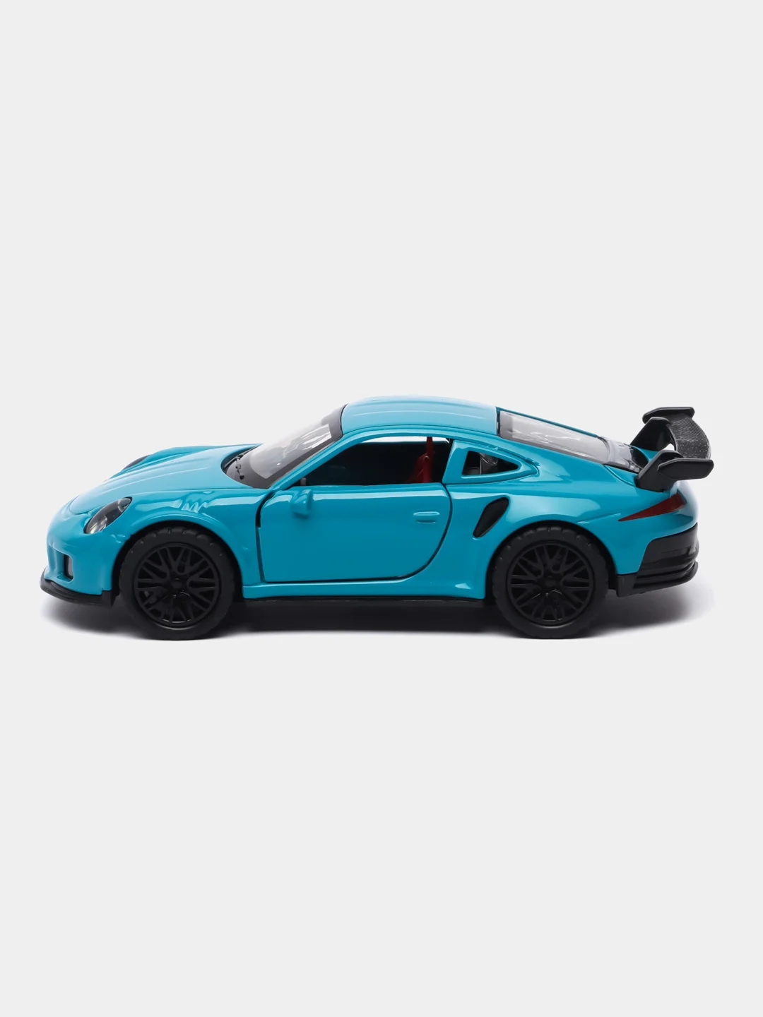 Голубой металлическая коллекционная машинка Porsche 911 GT3